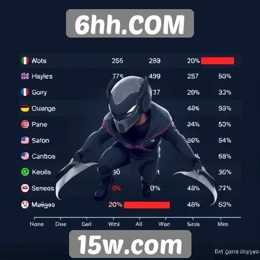 Estatísticas de jogadores em 6hh.COM